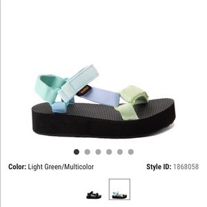 Teva Universal Midform Sandal - Little Kid / Big Kid - Light Green / Multicolor